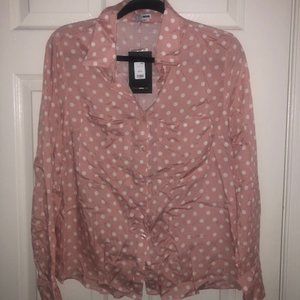 Pink Polka-dot Shirt